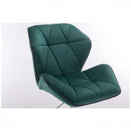 Stolička Hanah Velur Green Kreslá, stoličky