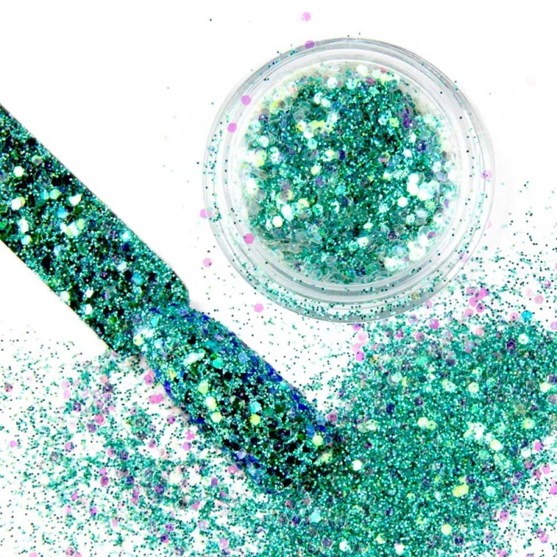 Illusion nail glitter Smaragd nr.5 Illusion nail glitter
