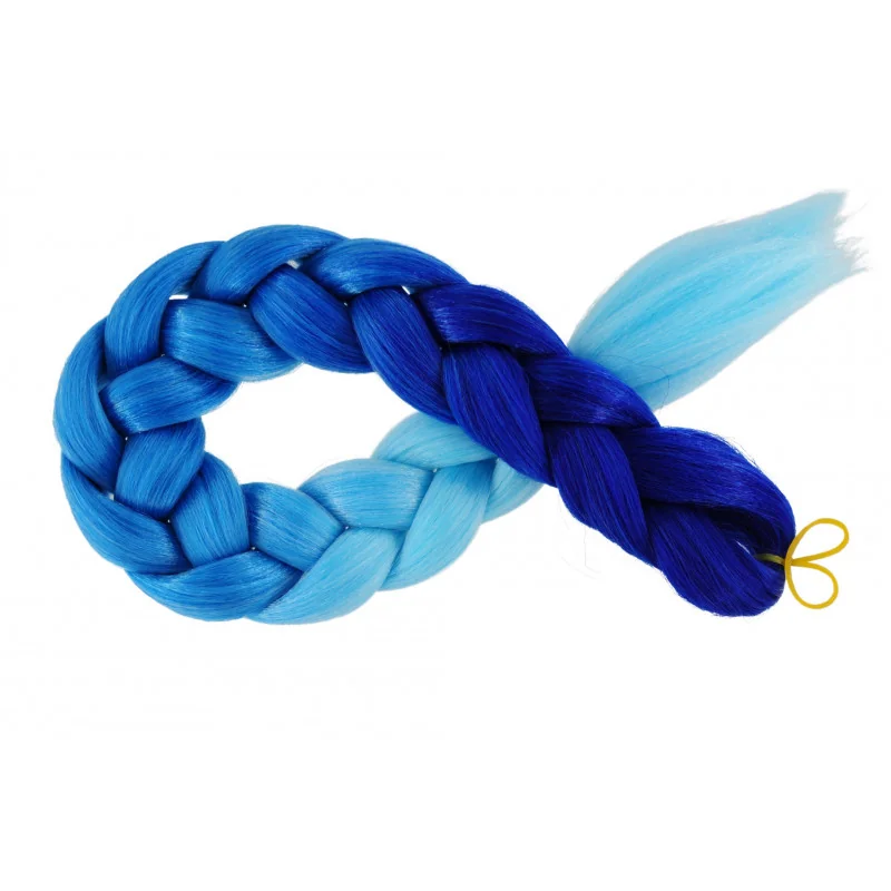 Kanekalon Modra neon - sky blue - jasna modra Nálepky na nechty GLAMOUR