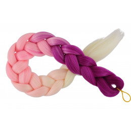 Kanekalon Fuksia neon - baby pink - perlova blond  Kategórie
