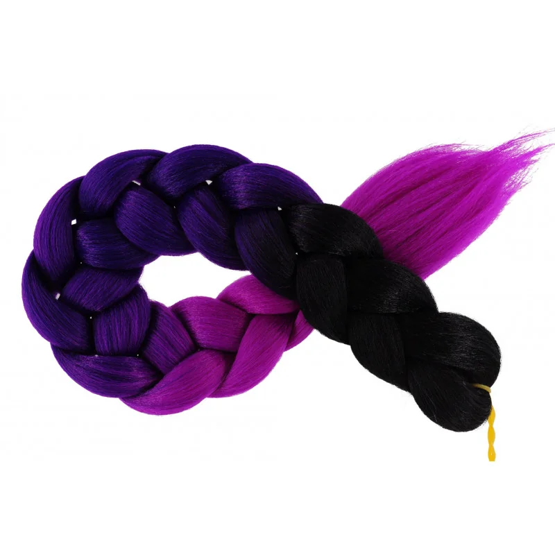 Kanekalon Čierna - fialova neon - fuksia neon Kategórie