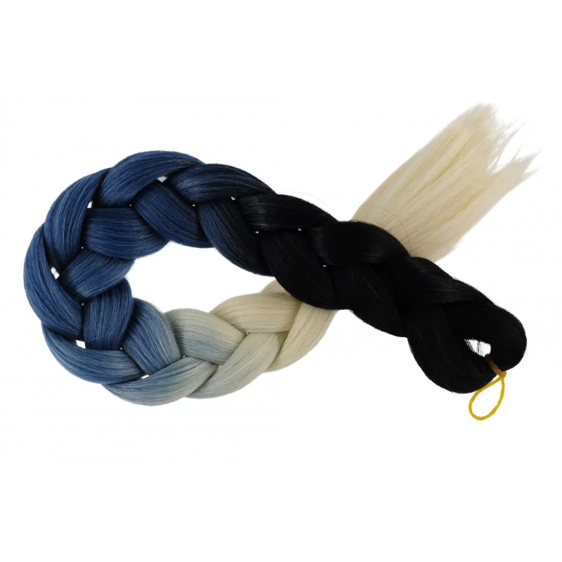 Kanekalon Čierna - grafitova - perlova blond Kategórie