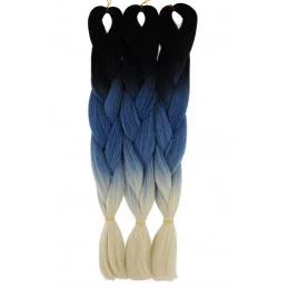 Kanekalon Čierna - grafitova - perlova blond Kategórie