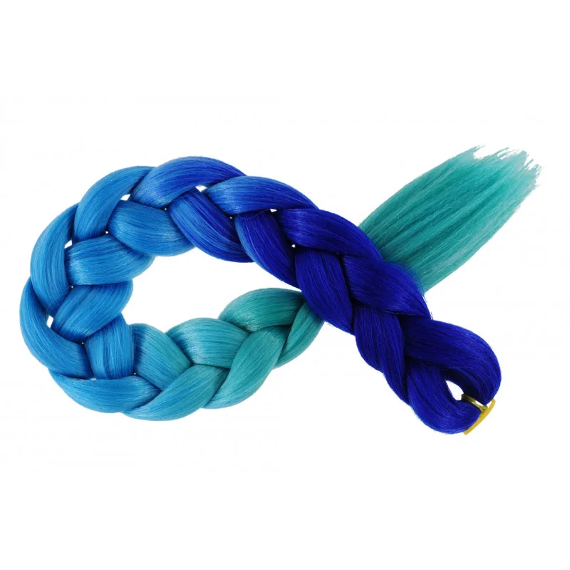 Kanekalon Tmavo modra - sky blue - tyrkysova Kategórie