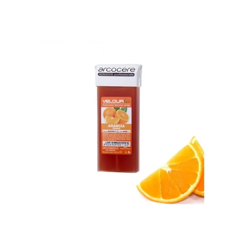 Depilačný vosk Pomaranč 1ks ARCORCERE Vosk na depiláciu VEĽKÝ ROLL-ON