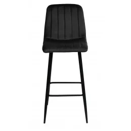 Barová stolička Velur Velvet Black