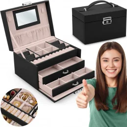 CN nails - vsetkoprenechty.skKufrík na bižutériu čierny