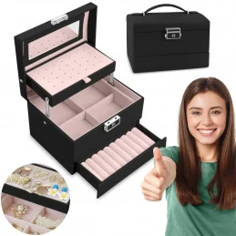 CN nails - vsetkoprenechty.skKufrík na bižutériu čierny I.