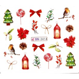 NR. BN2414 Vianočné nálepky...