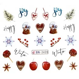 NR. BN2420 Vianočné nálepky...