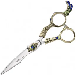 Sada kaderníckych nožníc Wolf Professional Silver Flame 5,5