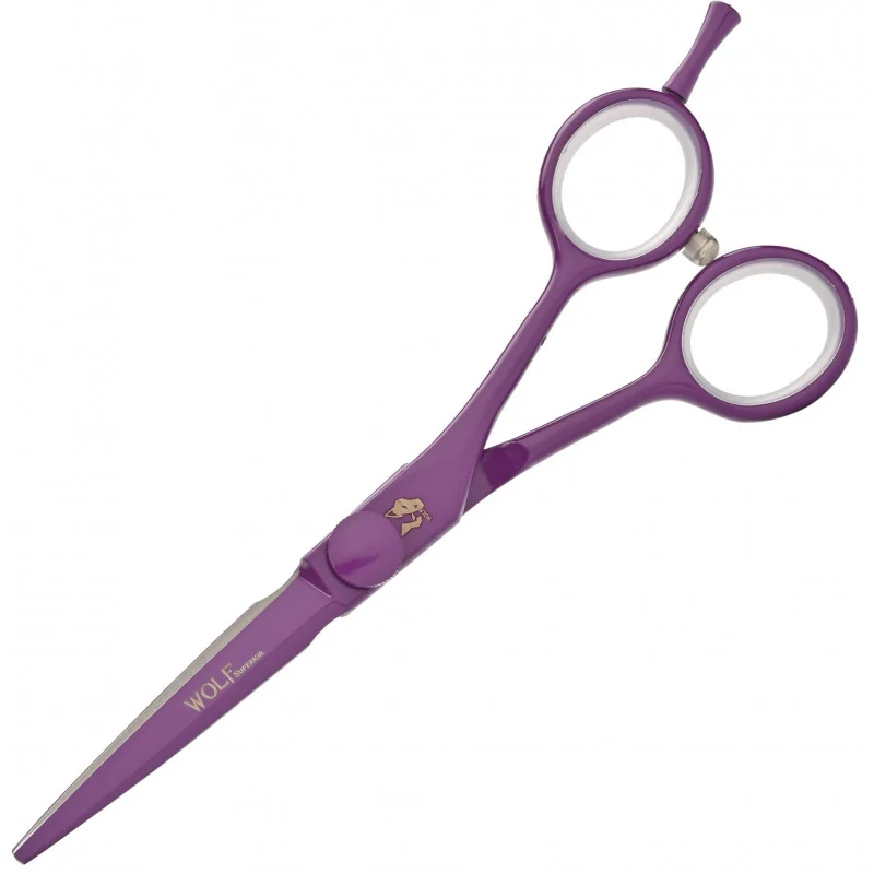 Kadernícke nožnice Wolf 5,5 Superior Slimi Fiolet
