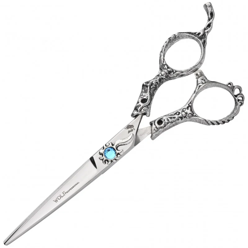 Kadernícke nožnice Wolf 5,5 Professional Eye Silver