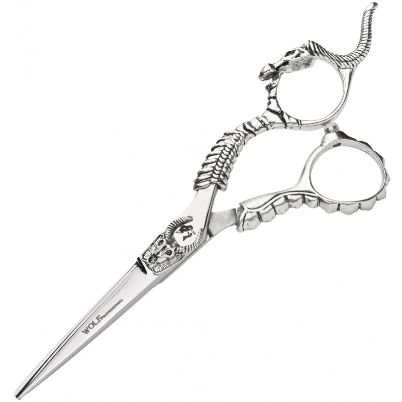 Kadernícke nožnice Wolf 5,5 Professional Bull Silver