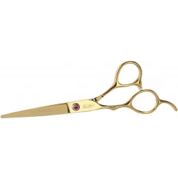 Kadernícke nožnice pre ľavákov Gepard Superior Gold 5,5