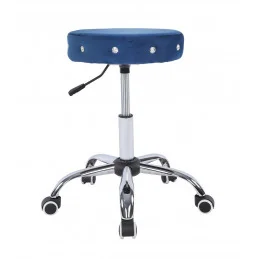 Kozmetická stolička Modena Velur Čierne More