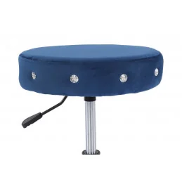 Kozmetická stolička Modena Velur Čierne More