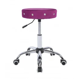 Kozmetická stolička Modena Velur Fuksia