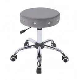 Kozmetická stolička Modena Velur Grafit