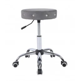 Kozmetická stolička Modena Velur Grafit