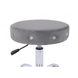 Kozmetická stolička Modena Velur Grafit