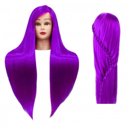 CN nails - vsetkoprenechty.skCvičná kadernícka hlava Pavla Fiolet 80cm