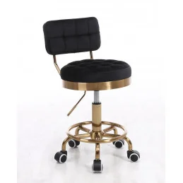 Kozmetická stolička Armani Velur Gold Black