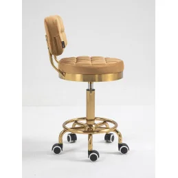 Kozmetická stolička Armani Velur Gold Med