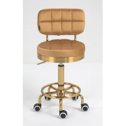 Kozmetická stolička Armani Velur Gold Med