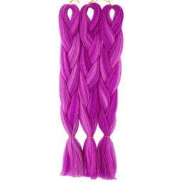 Kanekalon Melange Baby pink - Amarant - Fuchsia