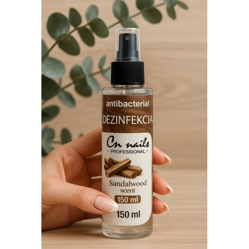 CN nails - vsetkoprenechty.skDezinfekcia na ruky santálové drevo 150ml CN nails - vsetkoprenechty.skDezinfekcia na ruky santálové drevo 150ml