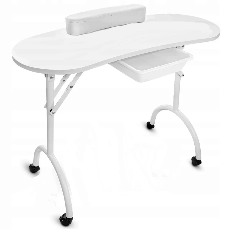 Skladací manikérsky stôl s taškou a zásuvkou | Mobilný salón