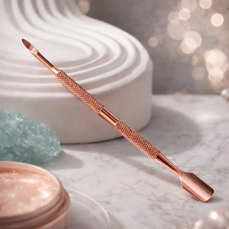 Kovové dlátko na nechty Rose Gold