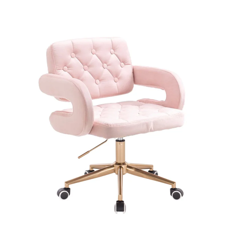 Kozmetická stolička Melisa velur Gold Puder