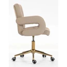 Kozmetická stolička Melisa II. velur Green