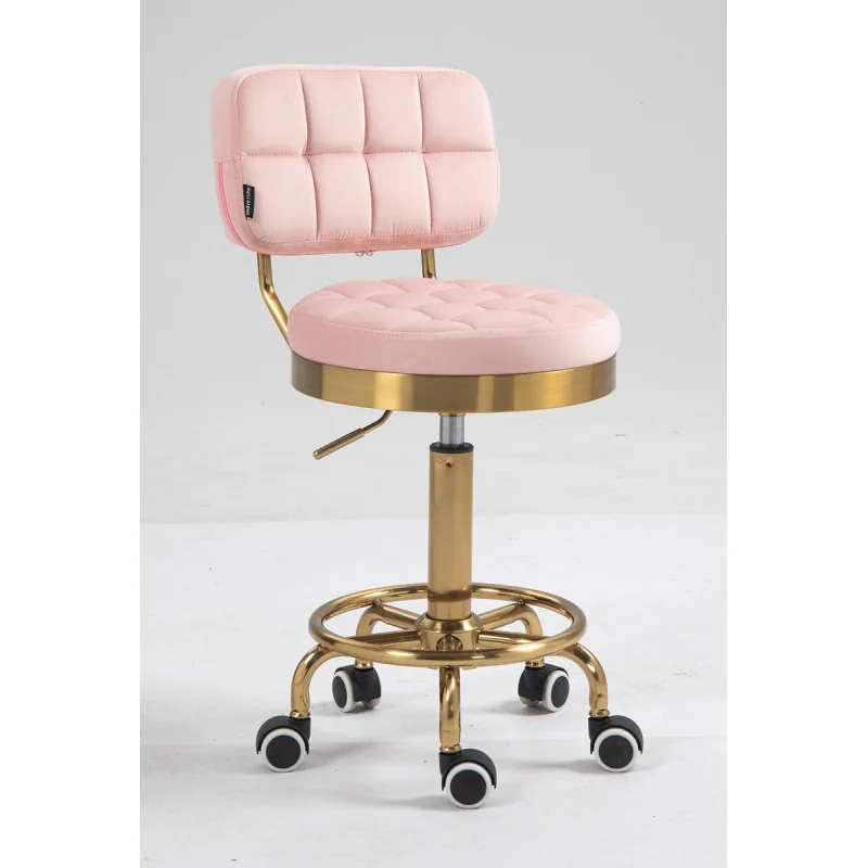 Kozmetická stolička Armani Velur Gold Grafit