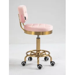 Kozmetická stolička Armani Velur Gold Grafit