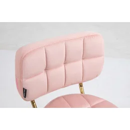 Kozmetická stolička Armani Velur Gold Grafit