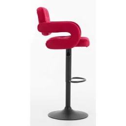 Barová stolička Melisa Mat Velur Fuksia