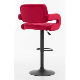 Barová stolička Melisa Mat Velur Fuksia