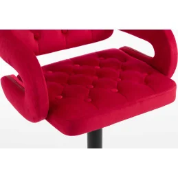 Barová stolička Melisa Mat Velur Fuksia