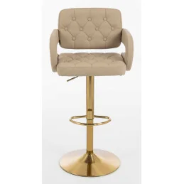 Barová stolička Melisa Gold Silver