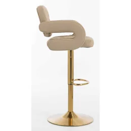 Barová stolička Melisa Gold Silver