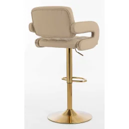 Barová stolička Melisa Gold Silver