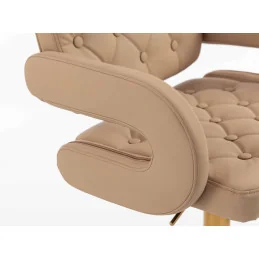 Barová stolička Melisa Gold Velur Grafit