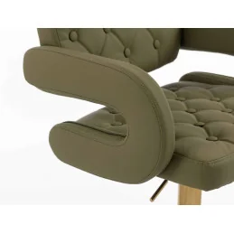 Barová stolička Melisa Gold Velur Silver