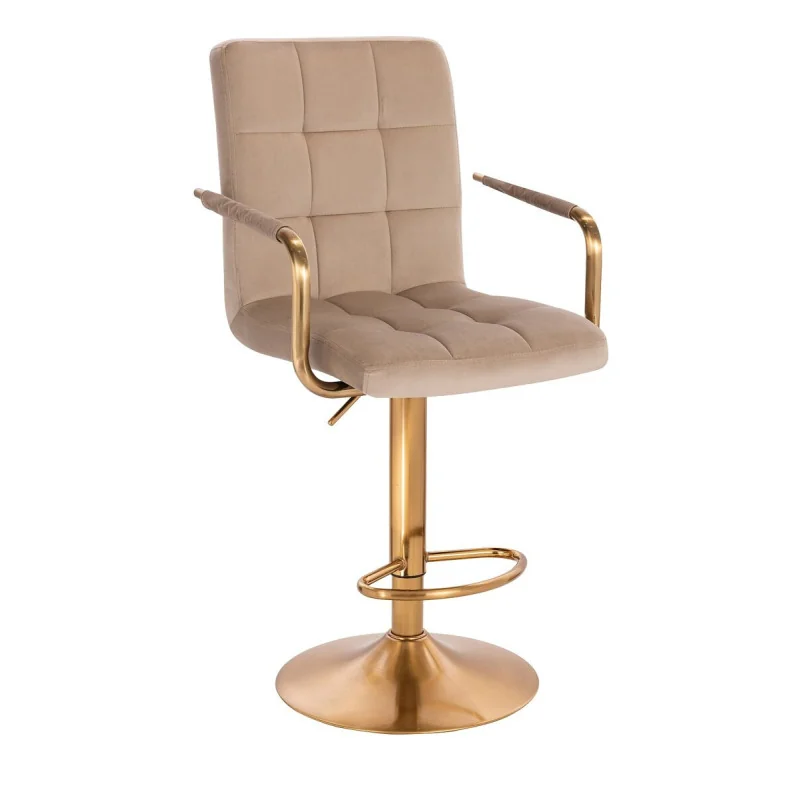 Barová stolička Ewita Gold Black