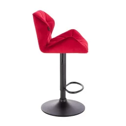 Barová stolička Detail Velur Fuksia Mat