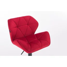 Barová stolička Detail Velur Fuksia Mat