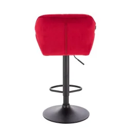 Barová stolička Detail Velur Fuksia Mat